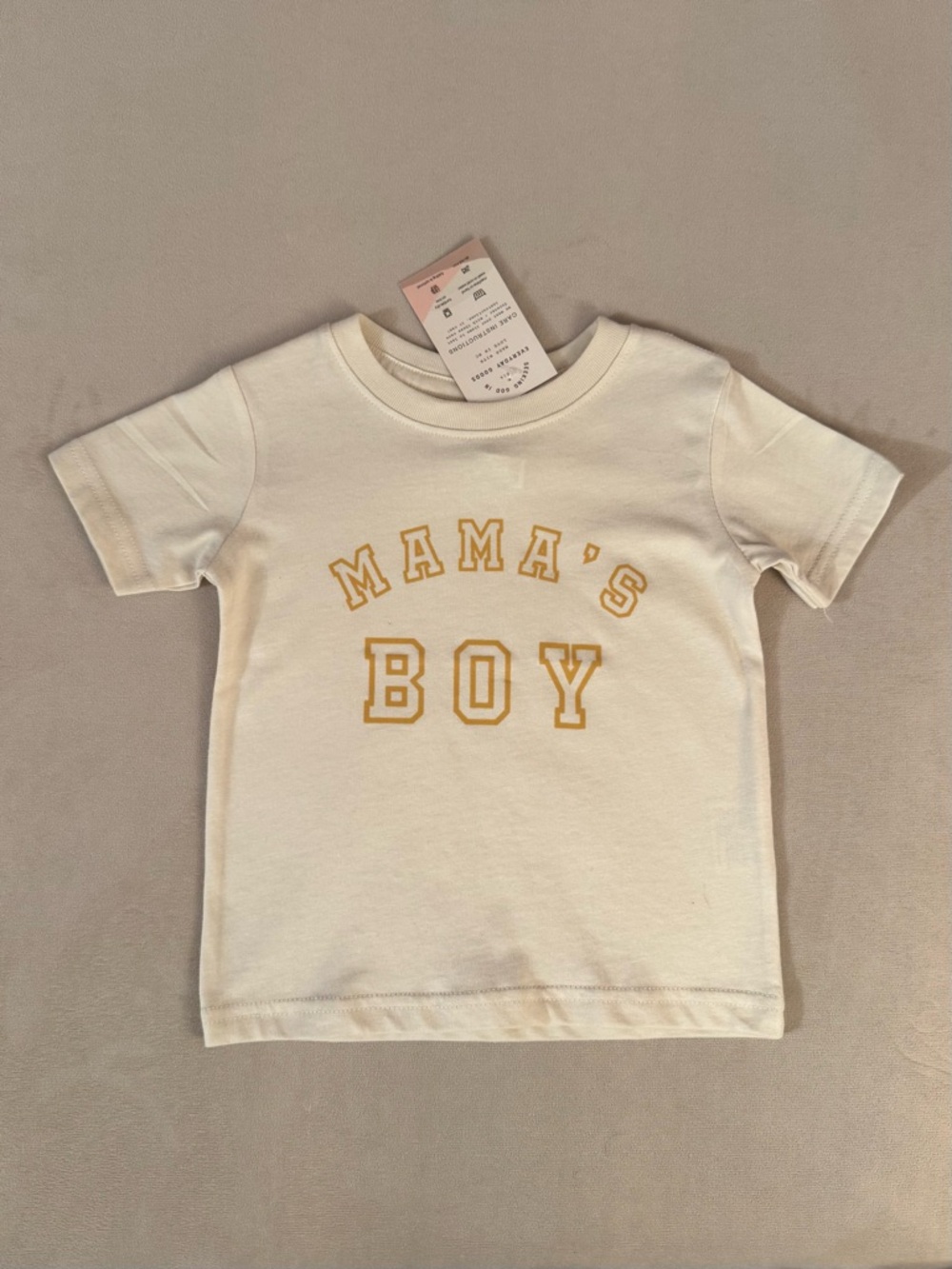 NWT “Mama's Boy” Short Sleeve Tee